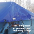 Spesialtilpasset containertrekk med maljer og stropp thumbnail