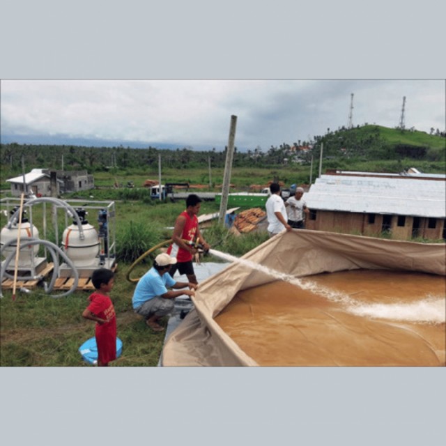 Filling of onion tank