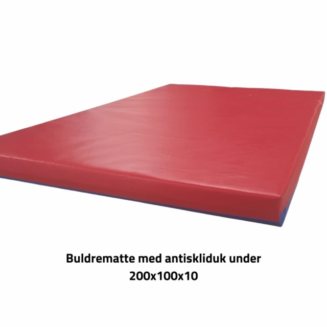 Buldrematte 200x100x10cm med antiskliduk under