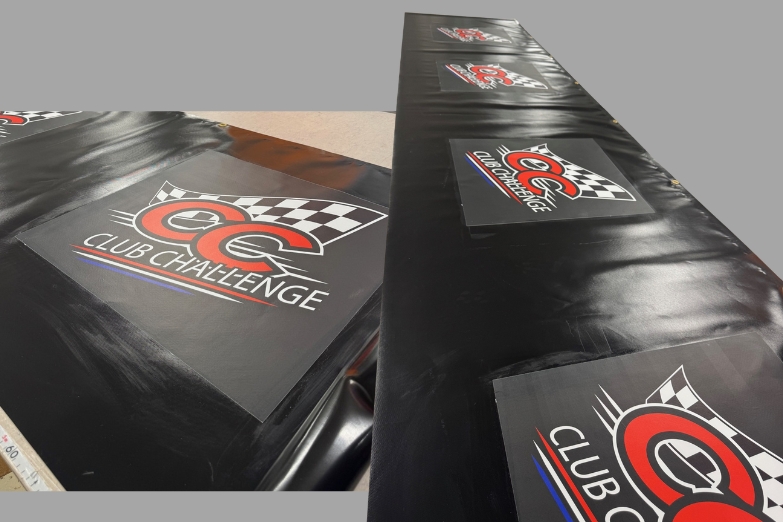 Messebanner i PVC duk og logotrykk